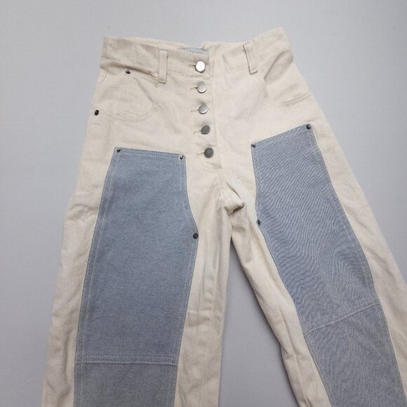 Rachel Comey Cream and Gray Ankle Jeans - Picture 6 of 13